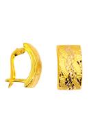 Cigold Taşsız Küpe 14  Ayar Altın 2.28 Gr OA-C101027514